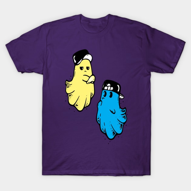 cool baby ghosts T-Shirt by lazykitty